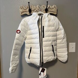White Packable Canada Weather Gear Jacket